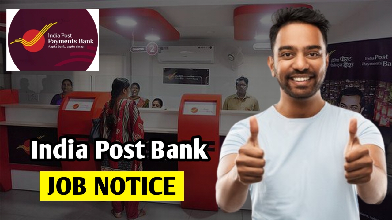 Indian Post Bank Job Notice