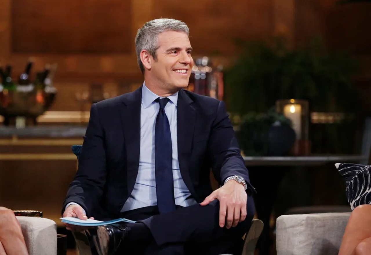 Andy Cohen during his interview on Call Her Daddy podcast.