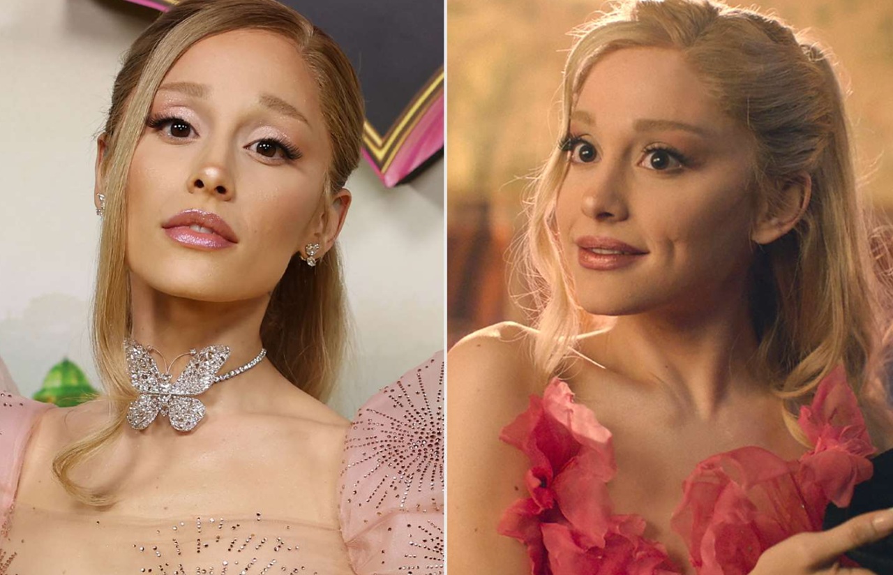 Ariana Grande debuts brunette hair in October 2025 Instagram selfie.