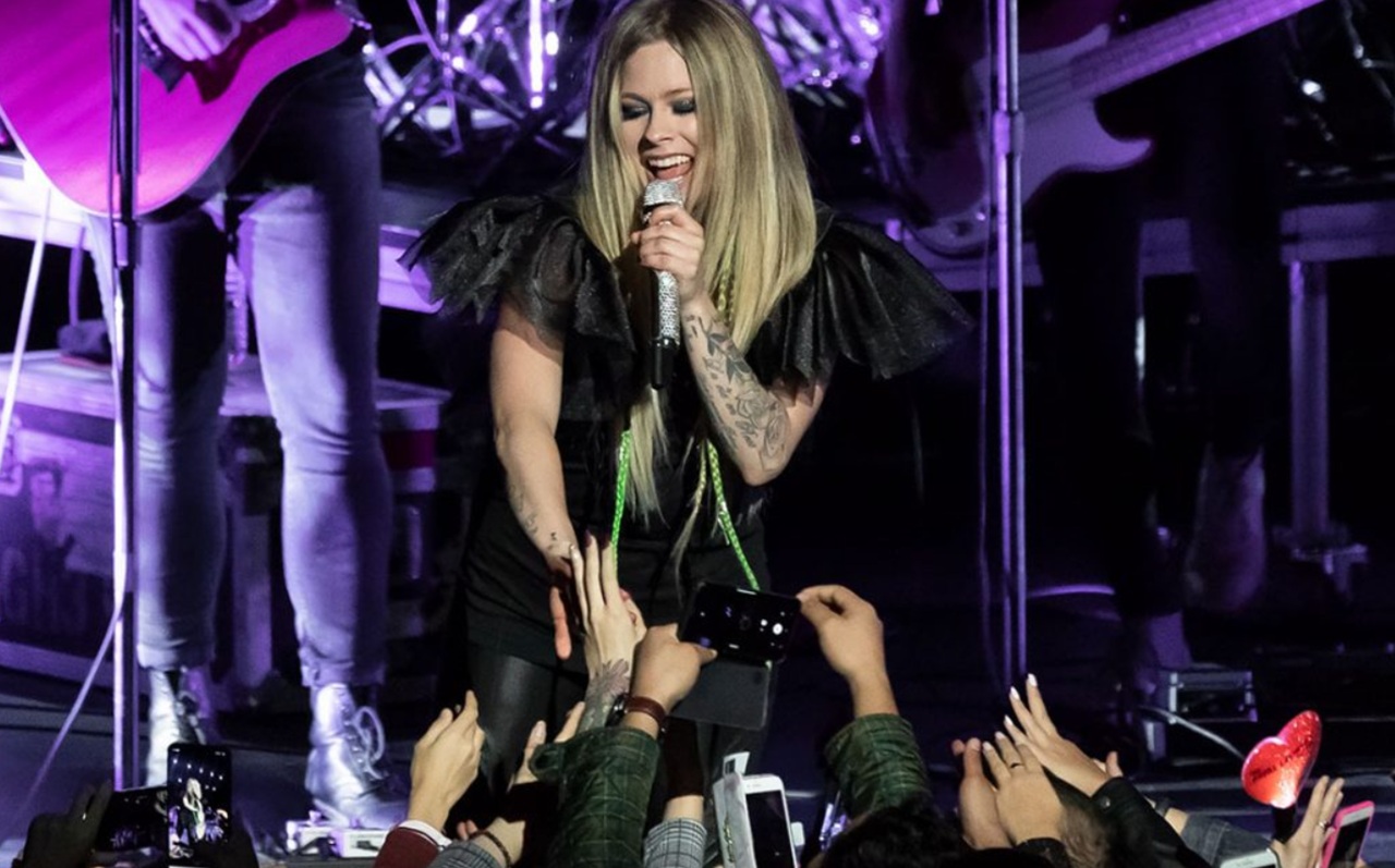 Avril Lavigne performing live at When We Were Young Festival 2025, Las Vegas