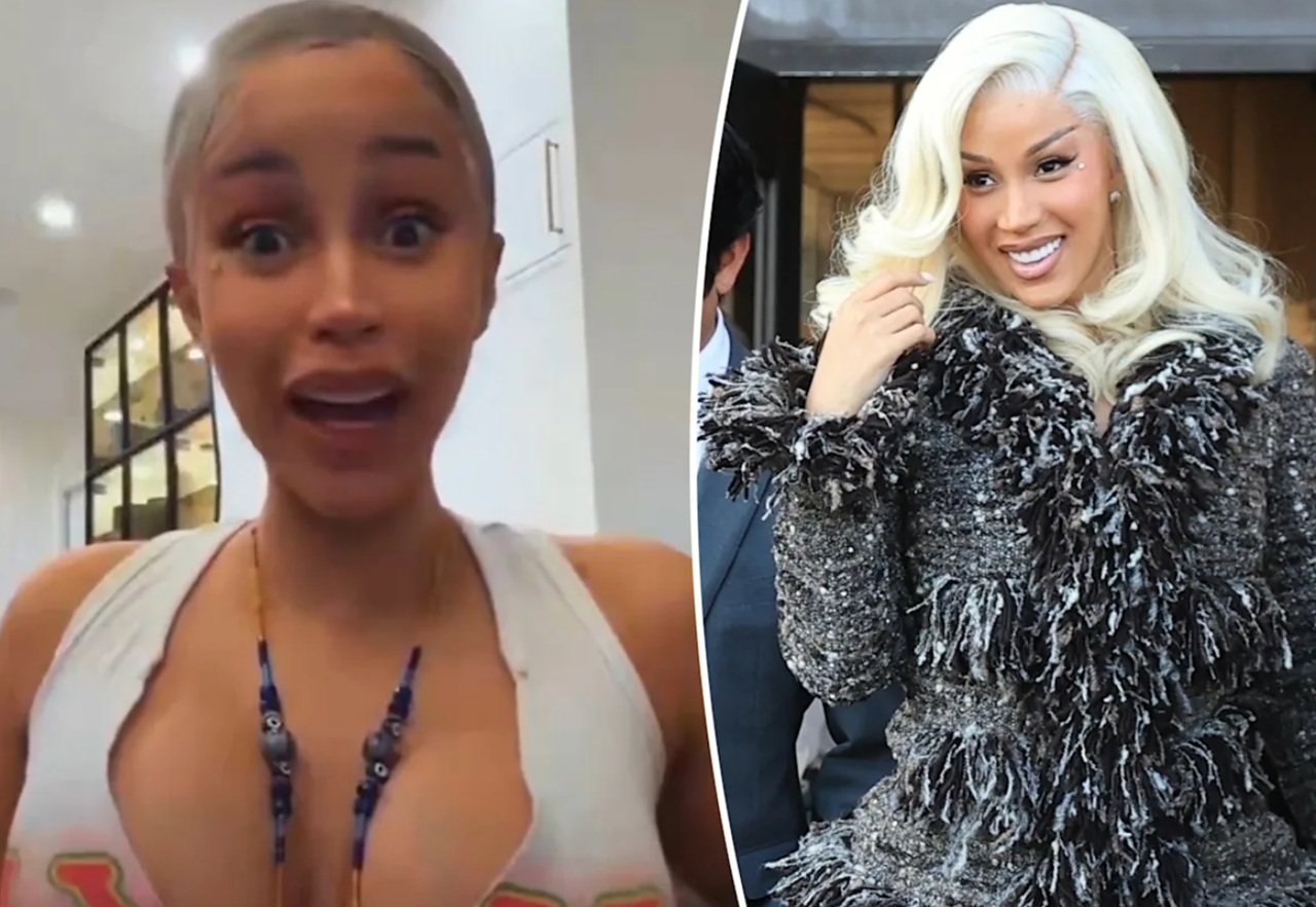 Cardi B talks about her hair in a viral video after admitting she hasn’t washed it for almost three months.
