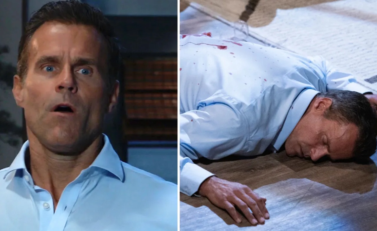 Drew Cain and Ronnie Bard at the Quartermaine mansion