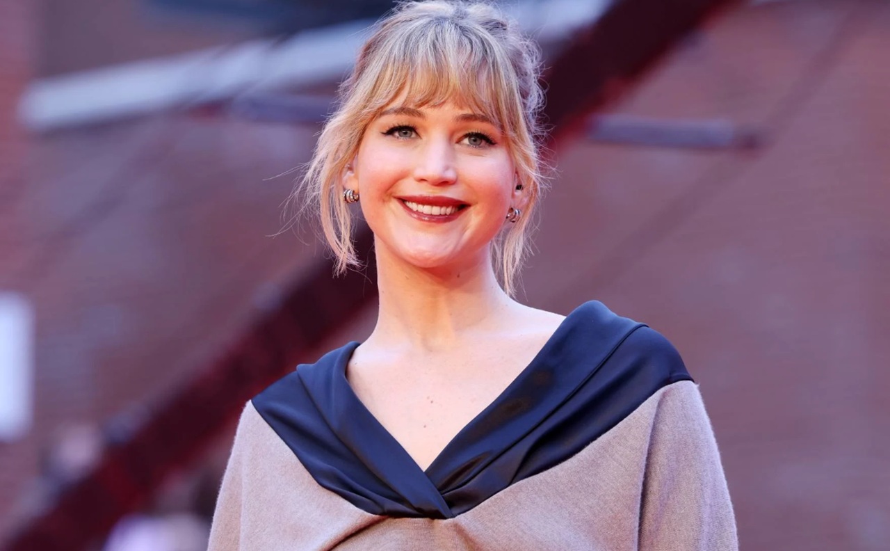 Jennifer Lawrence at London Film Festival promoting Die My Love, October 2025.