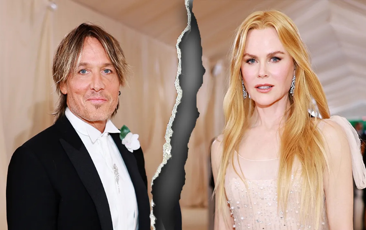 Keith Urban and Nicole Kidman attending a public event before their divorce announcement.