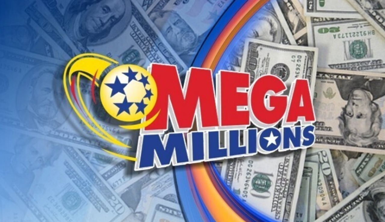 Mega Millions ticket displayed with pumpkins and cobwebs ahead of Halloween jackpot draw.