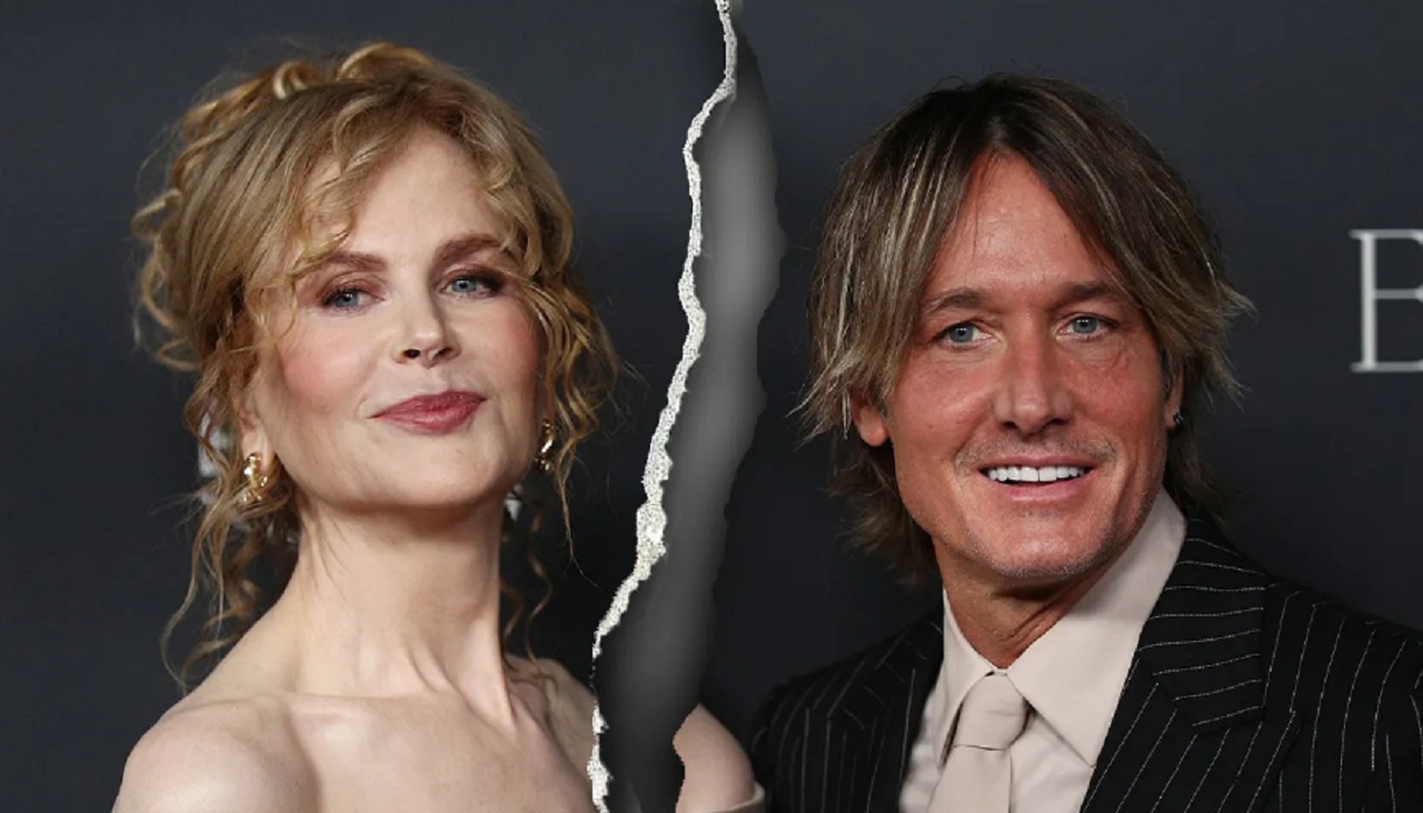 Nicole Kidman and Keith Urban pictured together before divorce filing.