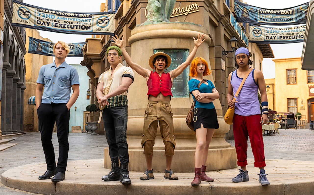 One Piece Season 2 cast aboard the Going Merry ahead of Grand Line journey.