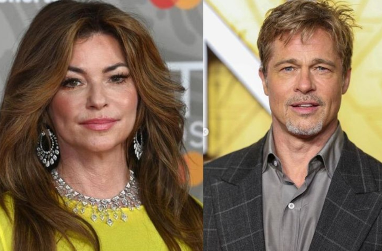 Shania Twain speaking about Brad Pitt lyric on Australian radio interview