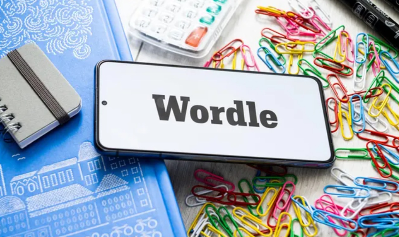 Wordle puzzle grid on phone screen – October 24, 2025, Wordle #1588
