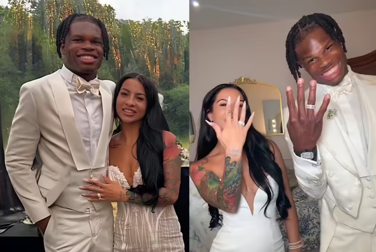 Jacksonville Jaguars rookie Travis Hunter practices before suffering a knee injury.