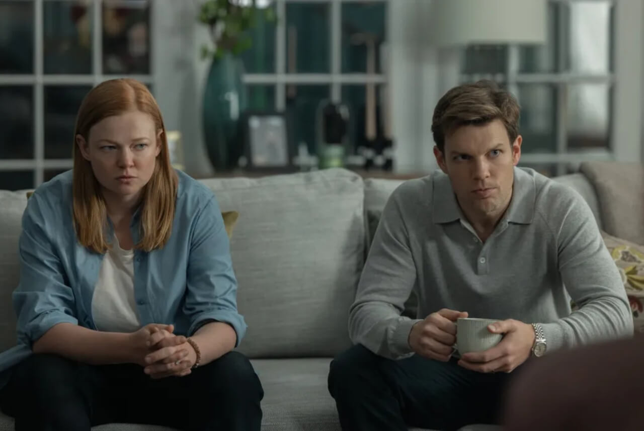 Jake Lacy as Peter in Peacock’s All Her Fault finale.