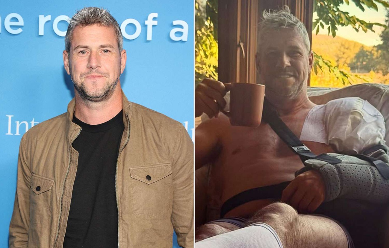 TV host Ant Anstead recovering post-surgery after a football injury.