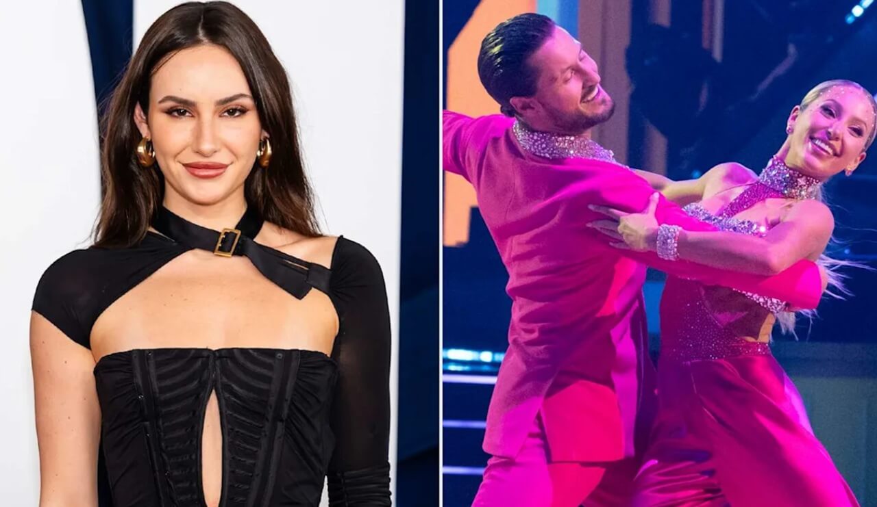 Ashtin Earle at CFDA Awards and Val Chmerkovskiy with Alix Earle on DWTS Season 34.