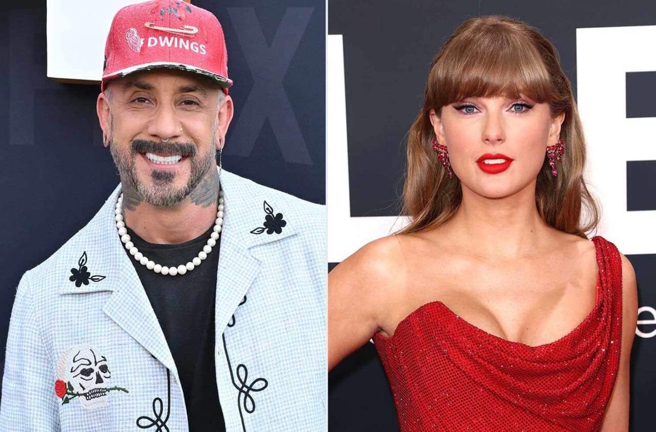 AJ McLean invites Taylor Swift to perform with Backstreet Boys at the Sphere Las Vegas.