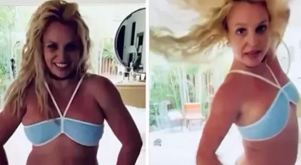 Britney Spears Shows Off Dance Moves in White Underwear — Fans React to Viral Video Britney Spears Shows Off Dance Moves in White Underwear — Fans React to Viral Video