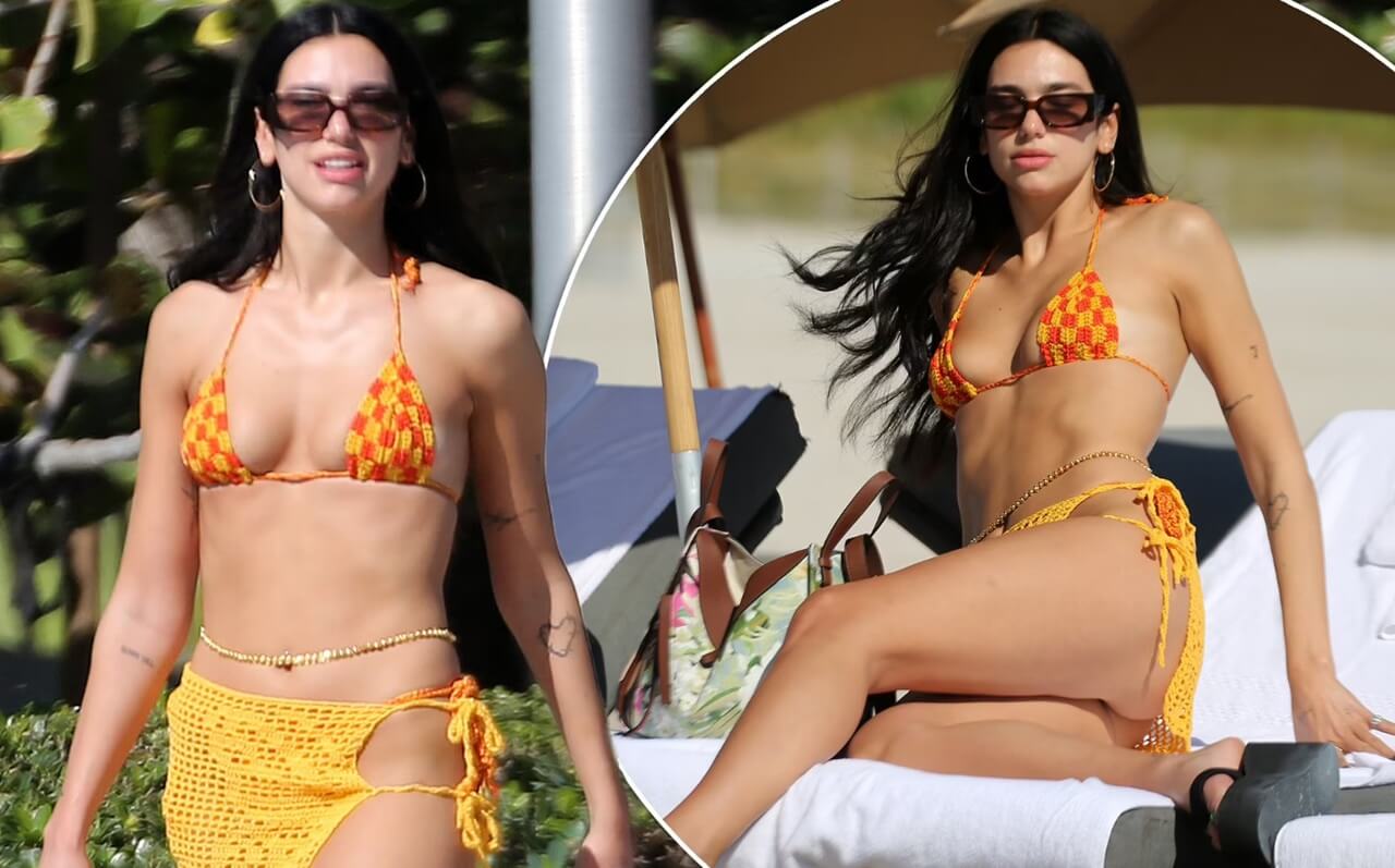 Dua Lipa enjoys sun-filled Rio downtime during tour break.