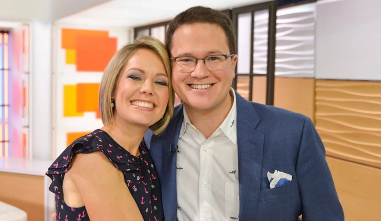 Dylan Dreyer on set of NBC’s Today Show following her divorce announcement.
