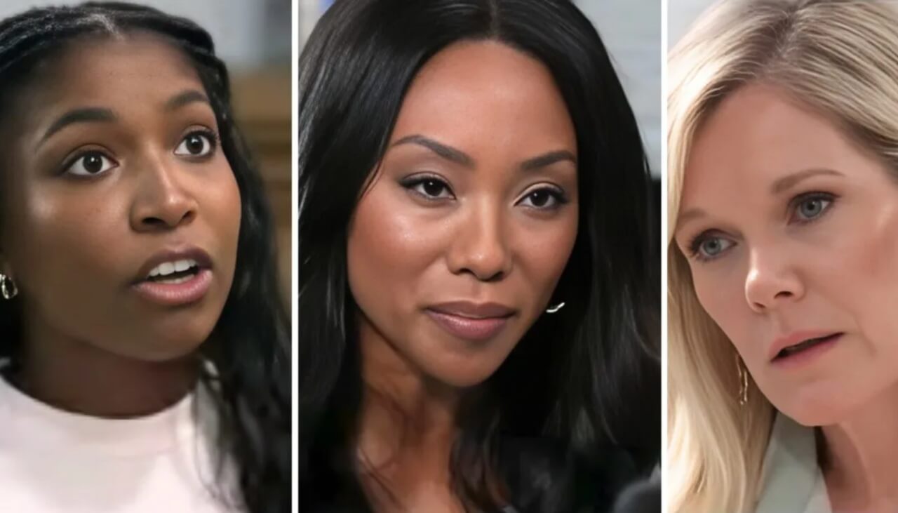 Trina and Jordan argue on General Hospital episode; Ava watches Sidwell charm others.