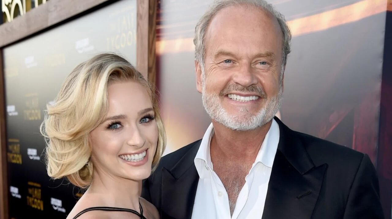 Greer Grammer and father Kelsey Grammer pictured together after reconciling following 12 years of estrangement.