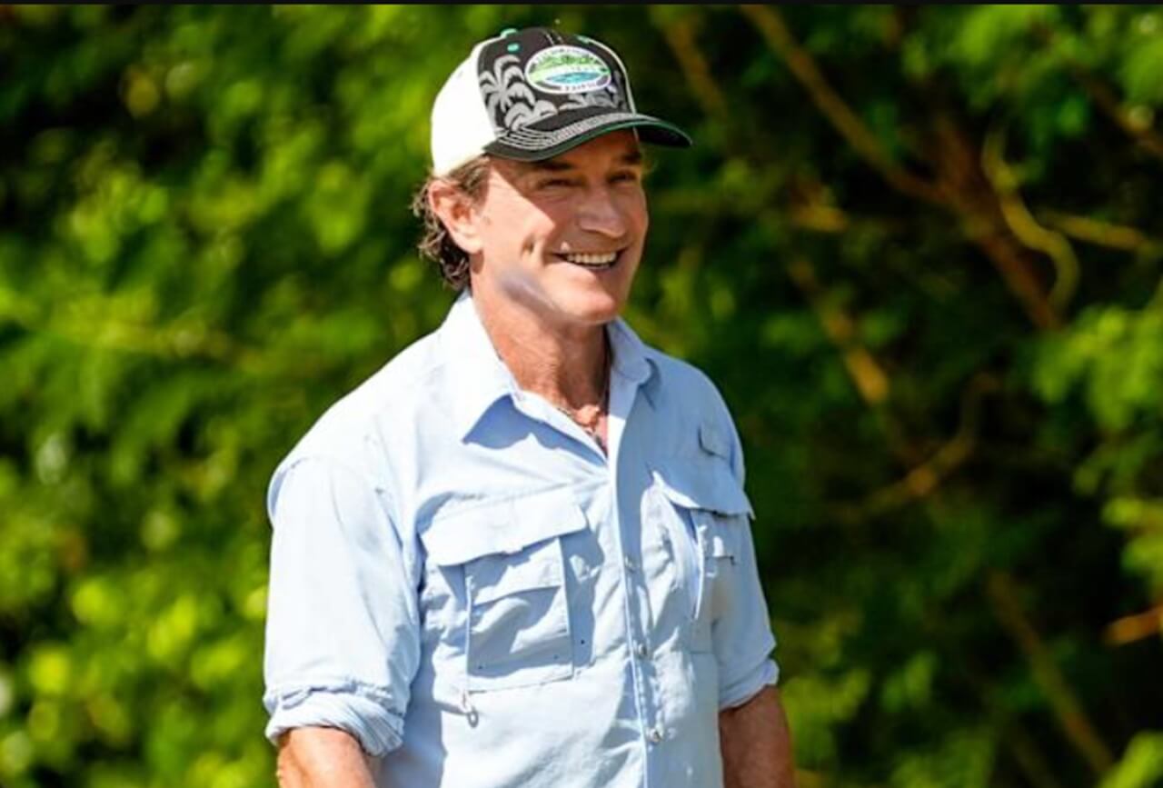 Jeff Probst reacts to Nate Moore being voted out on Survivor 49.