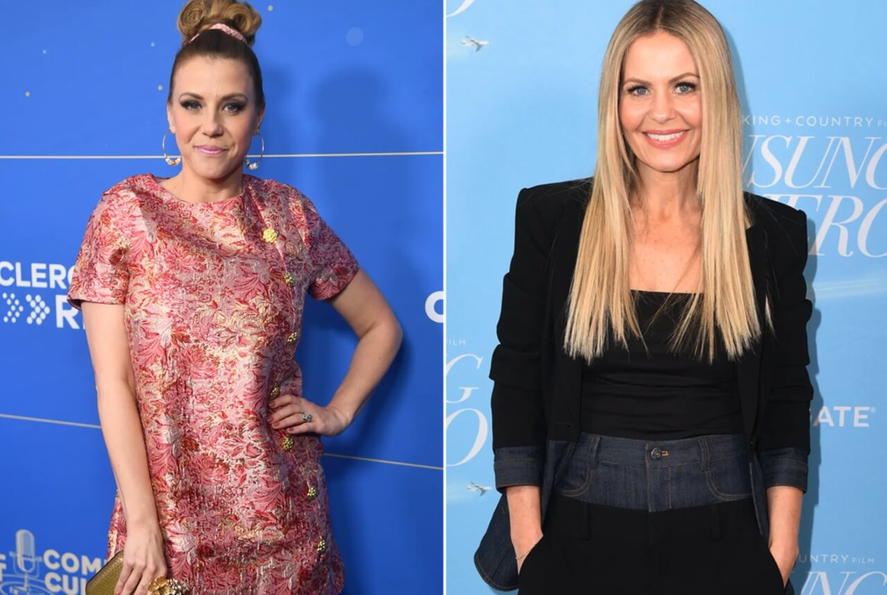 Jodie Sweetin speaking about her addiction journey in a recent interview.