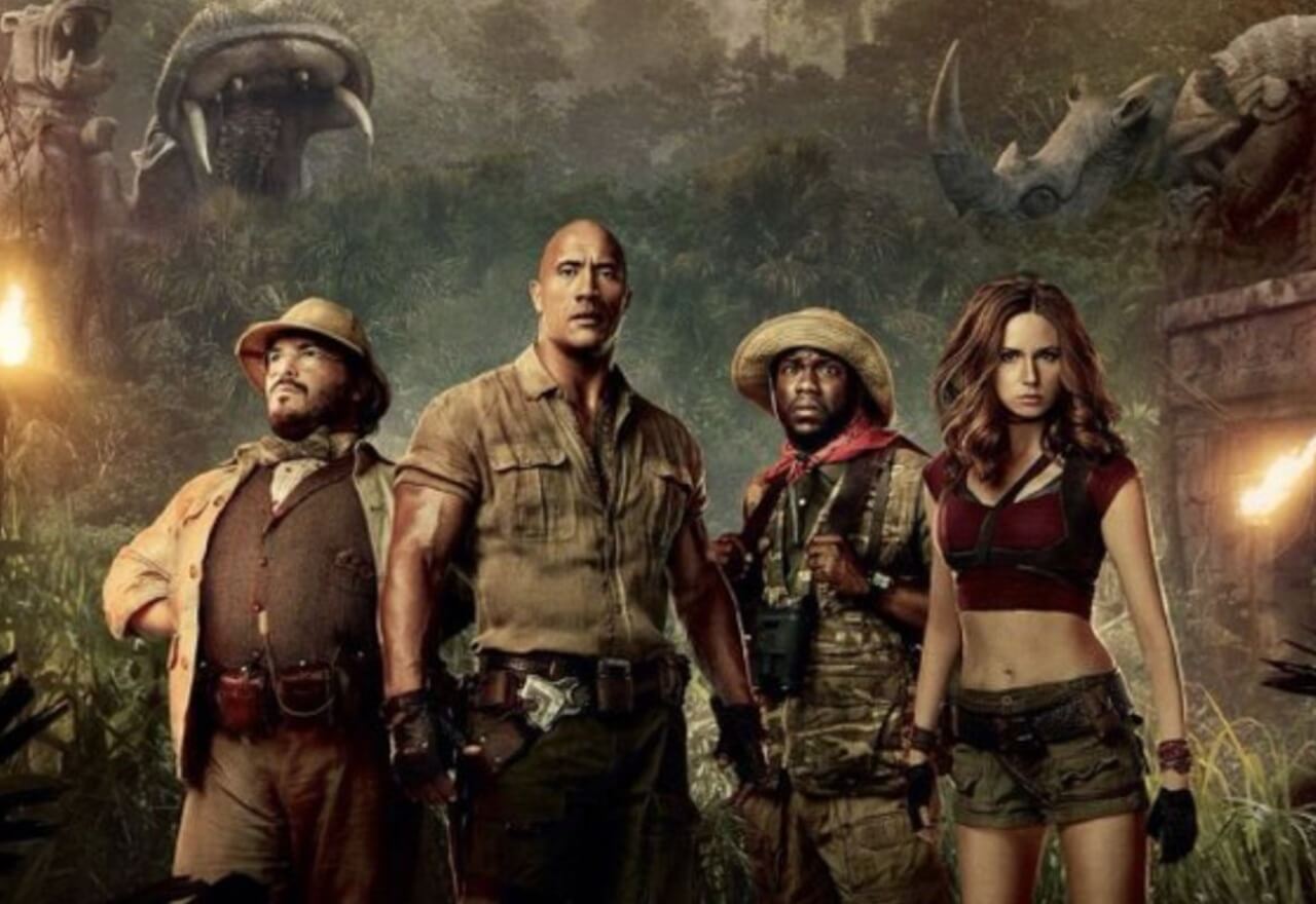 Jumanji cast reunites in LA for final movie table read.