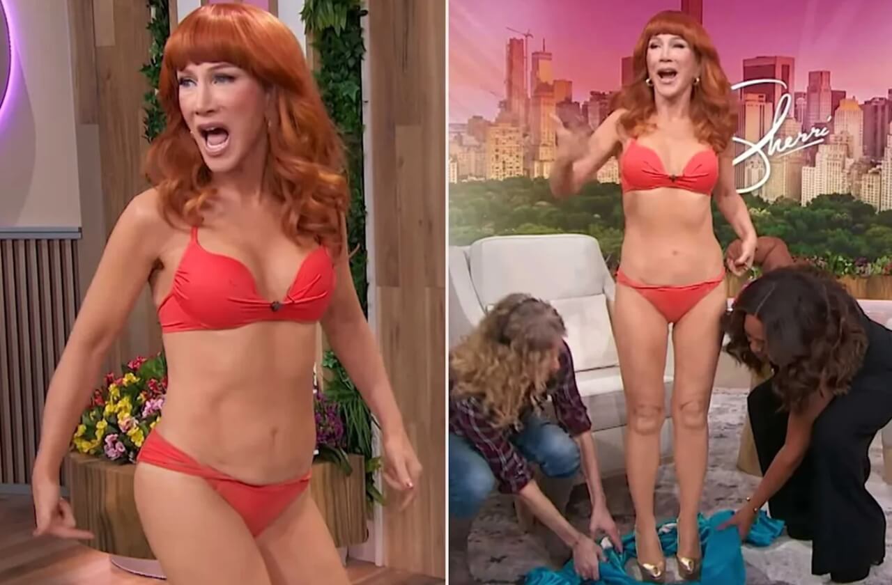 Kathy Griffin 65th birthday bikini facelift reveal
