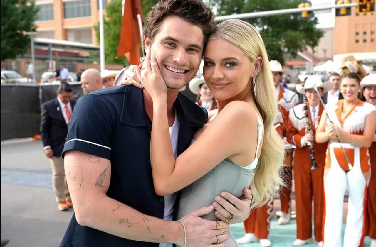 Kelsea Ballerini and Chase Stokes at red-carpet event before breakup.