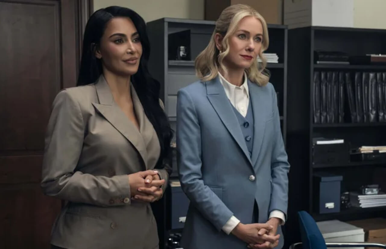 Kim Kardashian and Naomi Watts in Disney’s legal drama All’s Fair