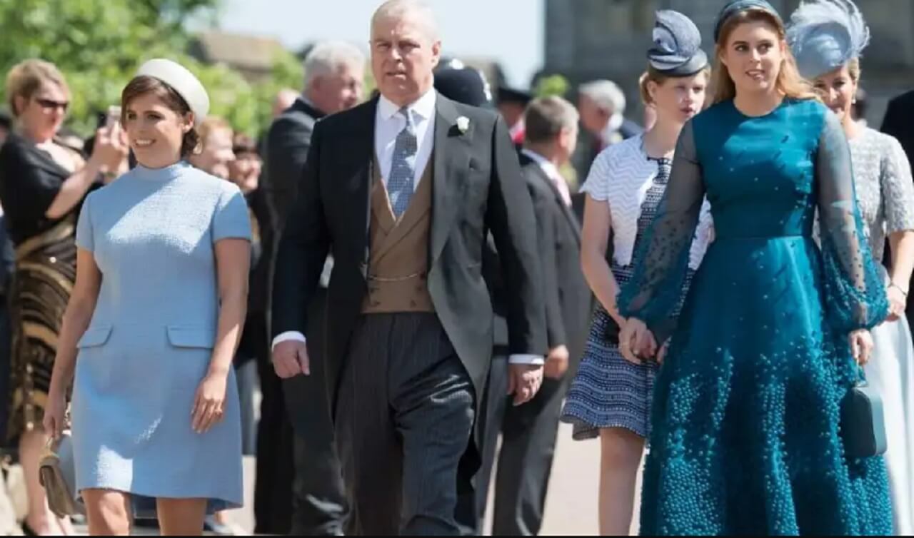 Princess Beatrice and Princess Eugenie attending a royal event, amid reports of King Charles’ shocking secret deal.