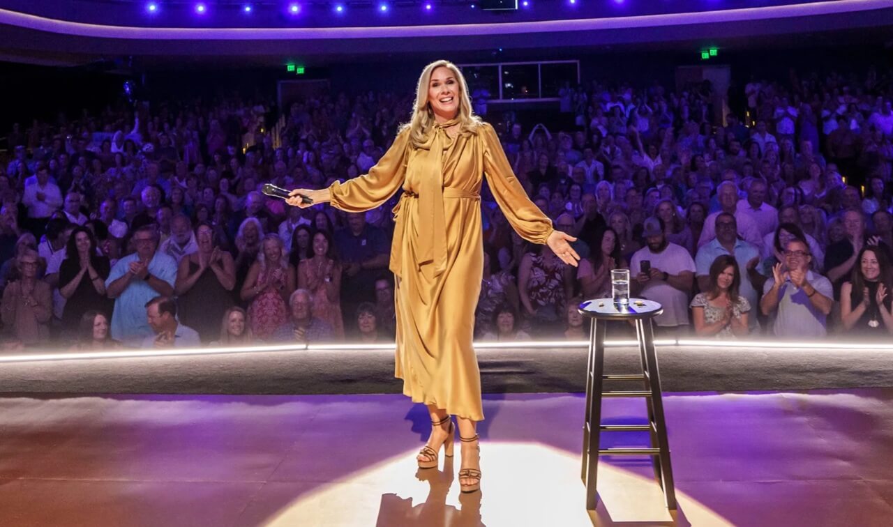 Leanne Morgan delivers stand-up set at Wilmington’s Wilson Center for Netflix special.