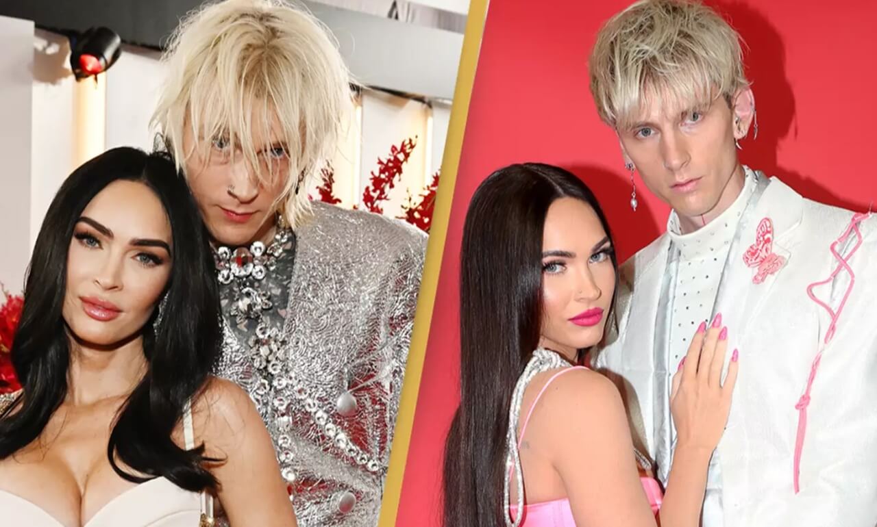 Megan Fox and Machine Gun Kelly with daughter Saga Blade.