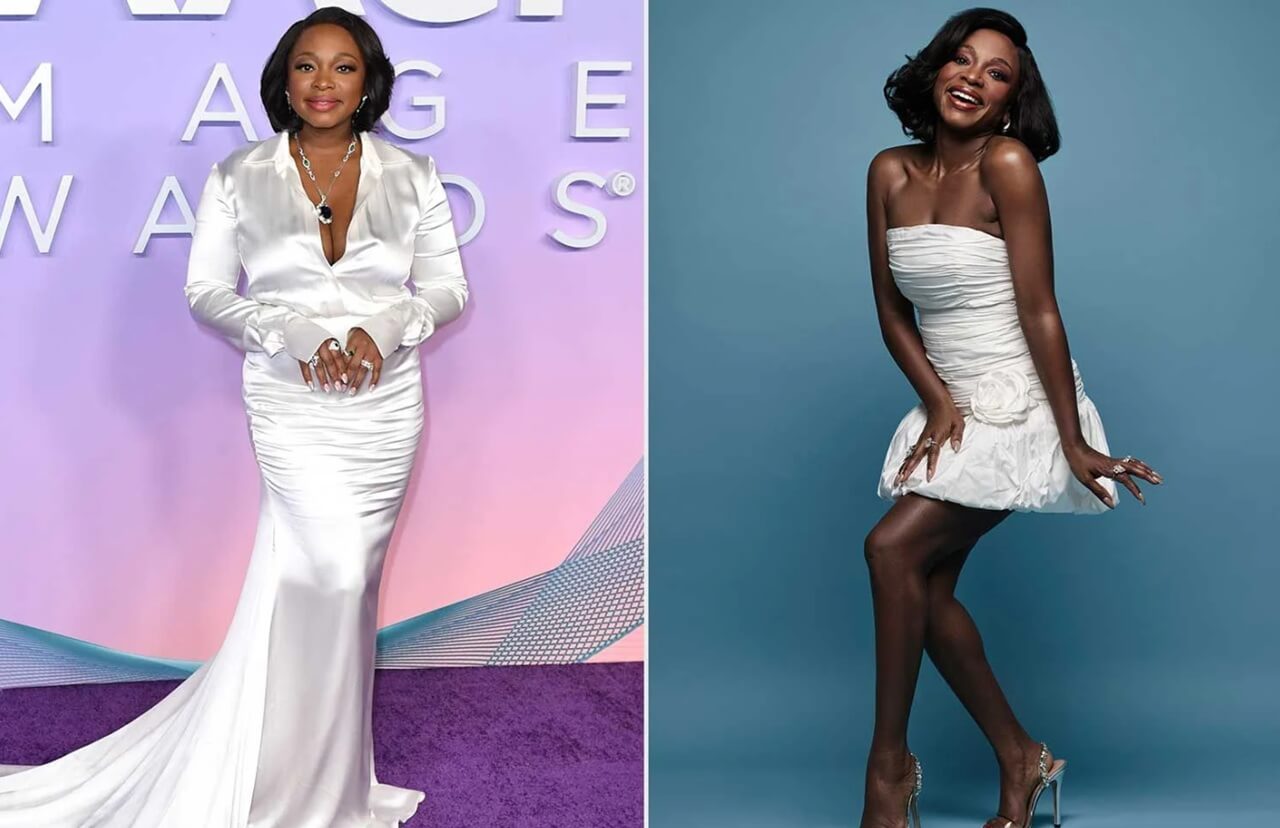 Naturi Naughton poses after losing 30 pounds during holistic wellness journey.