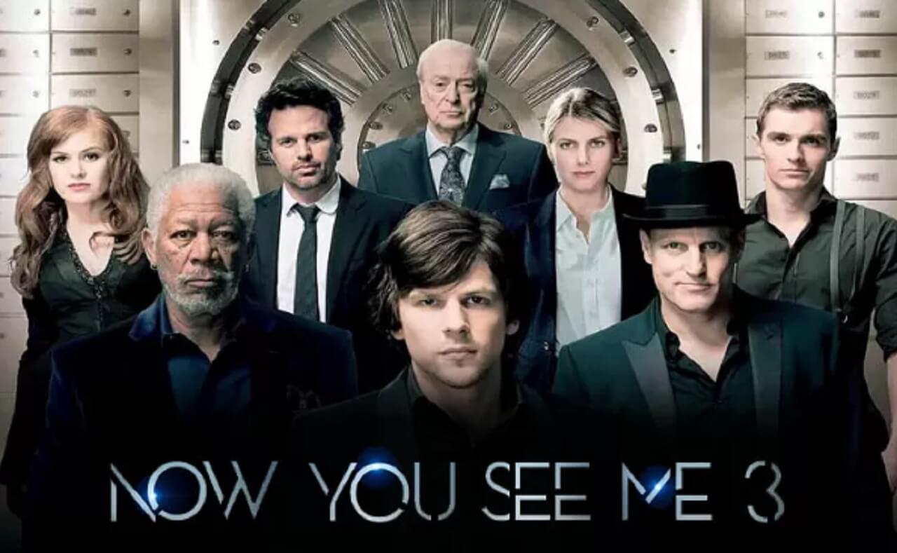 Cast of Now You See Me: Now You Don’t posing at the premiere, celebrating the film’s strong box office debut.