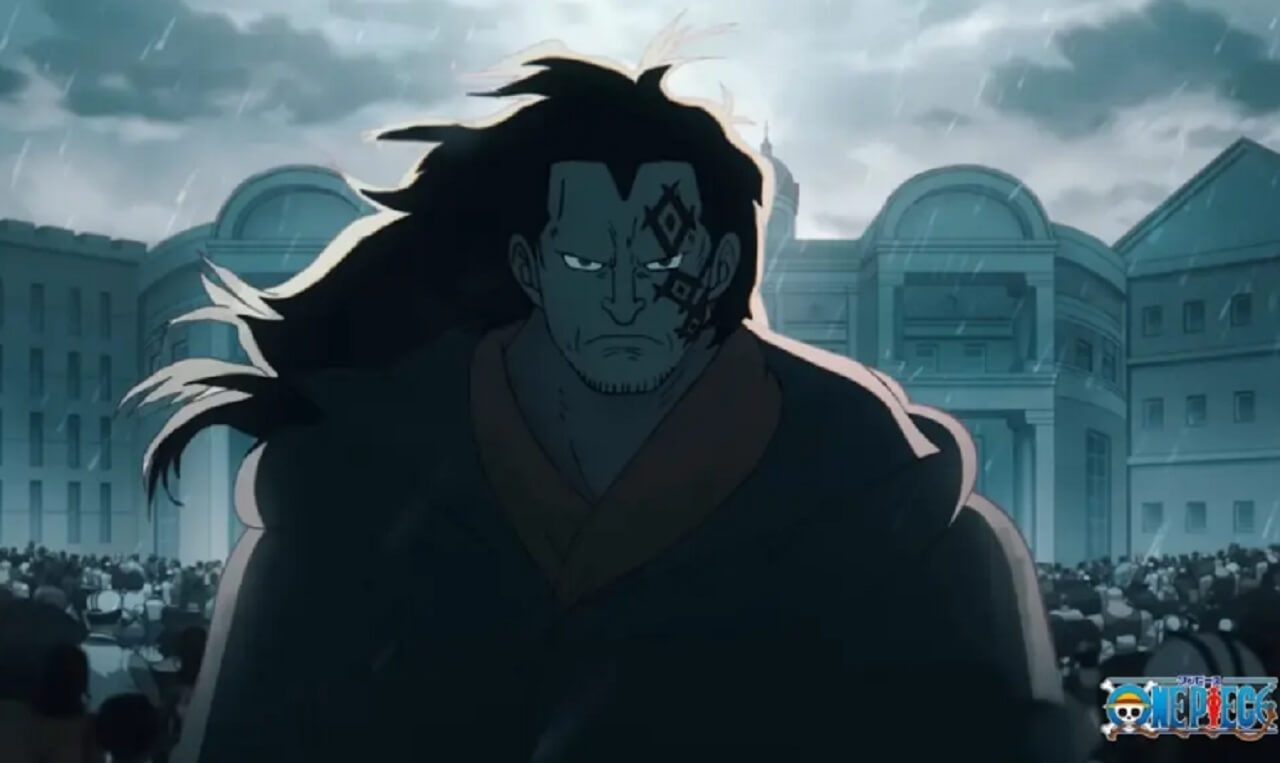 Monkey D. Dragon in Marine uniform during the God Valley flashback in One Piece Chapter 1166.