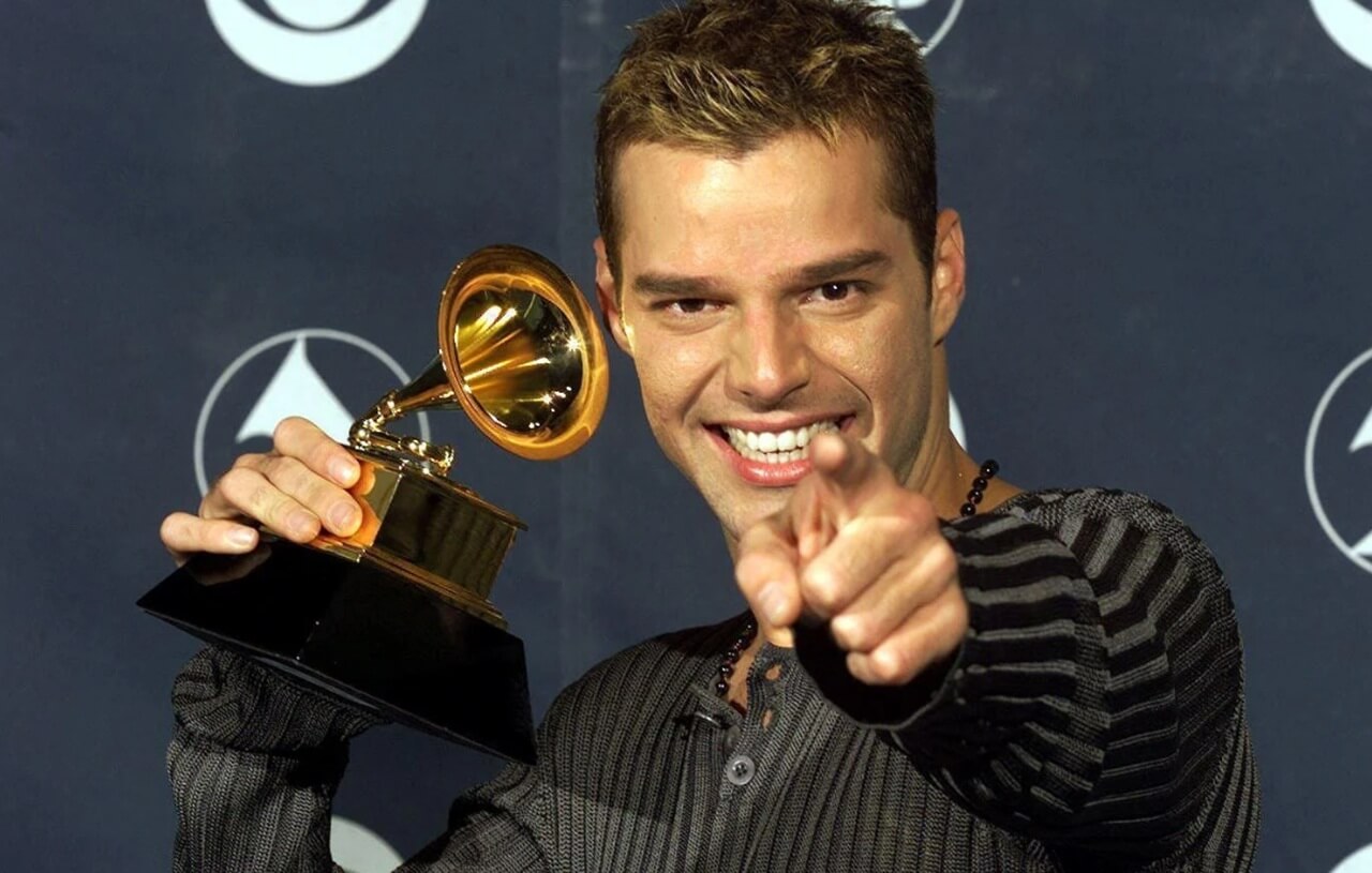 Ricky Martin in costume as Robert on the set of Apple TV+’s Palm Royale.