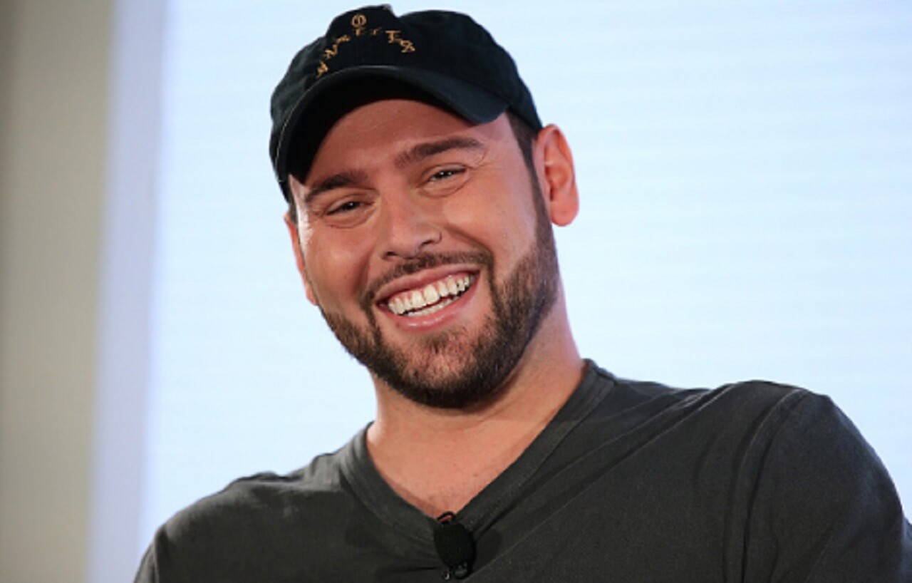 Scooter Braun at entertainment industry panel discussing music and media strategy.