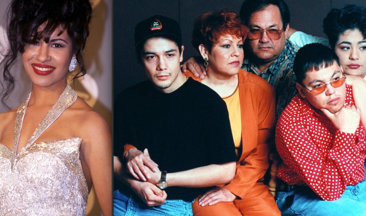 Selena Quintanilla performing on stage