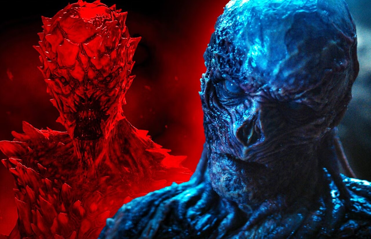 Stranger Things Hawkins gang looking into the Upside Down portal.