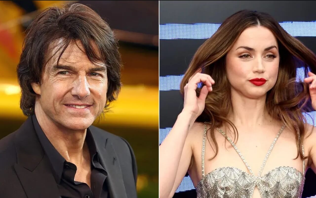 Tom Cruise and Ana de Armas appear together at a movie premiere before their reported breakup.