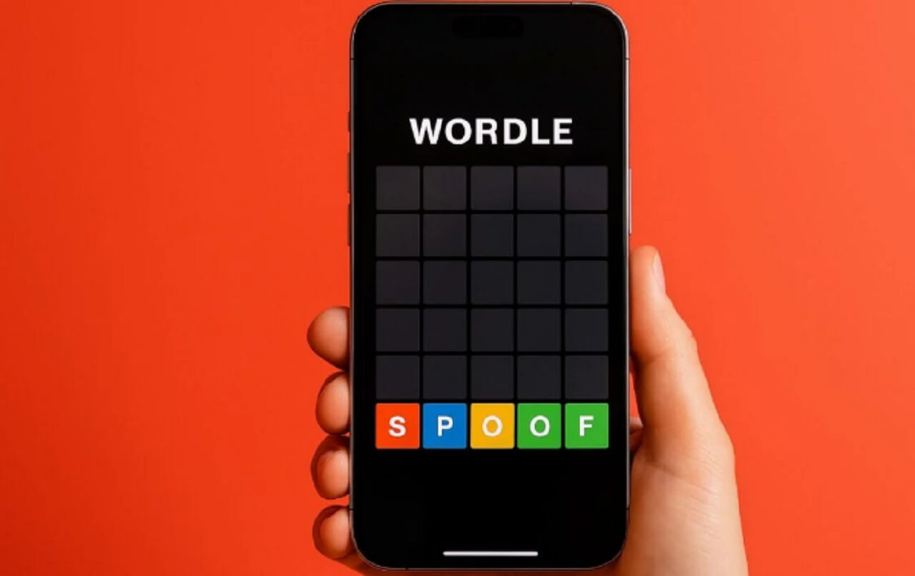 Wordle game board showing the word LURID as the November 14, 2025 answer.