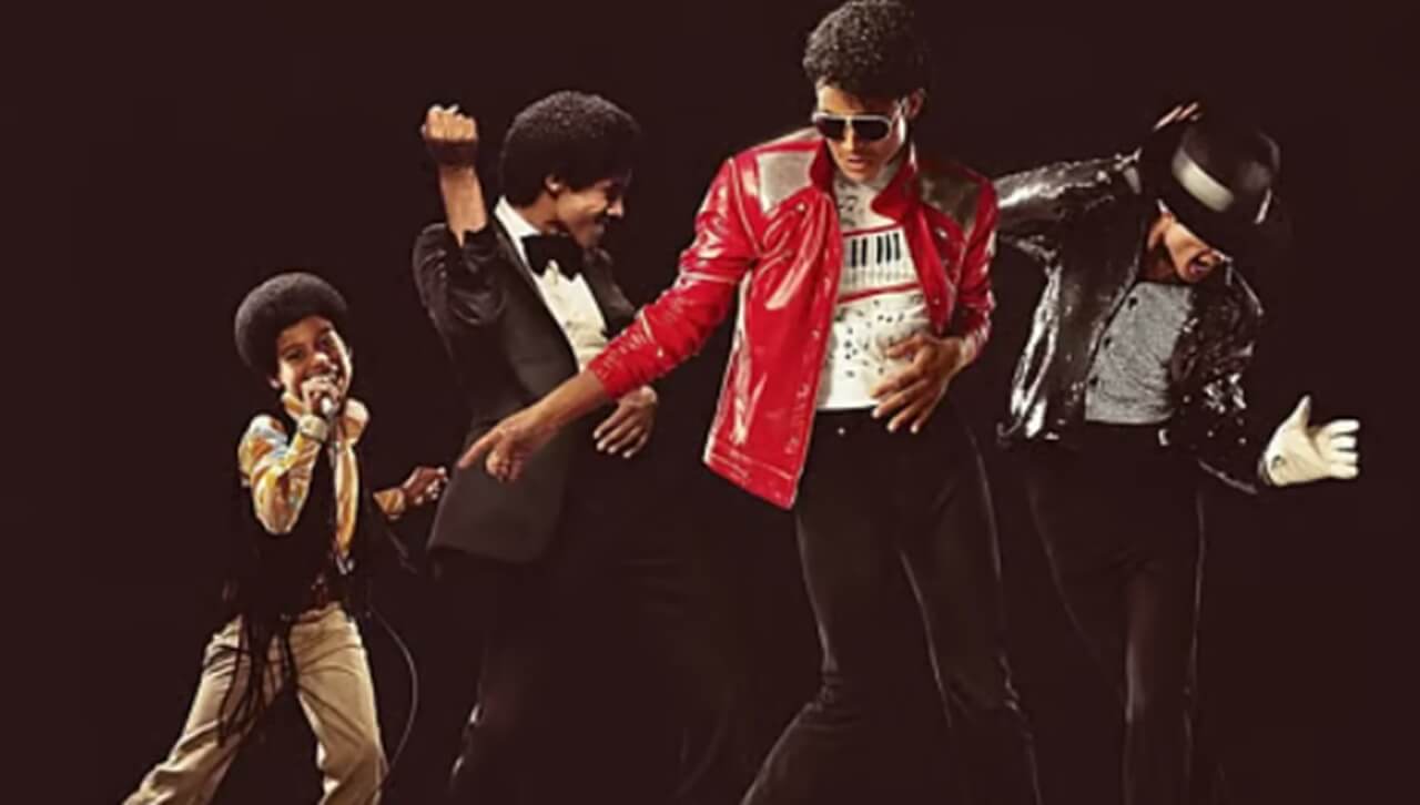 Jaafar Jackson portraying Michael Jackson in the official biopic trailer.