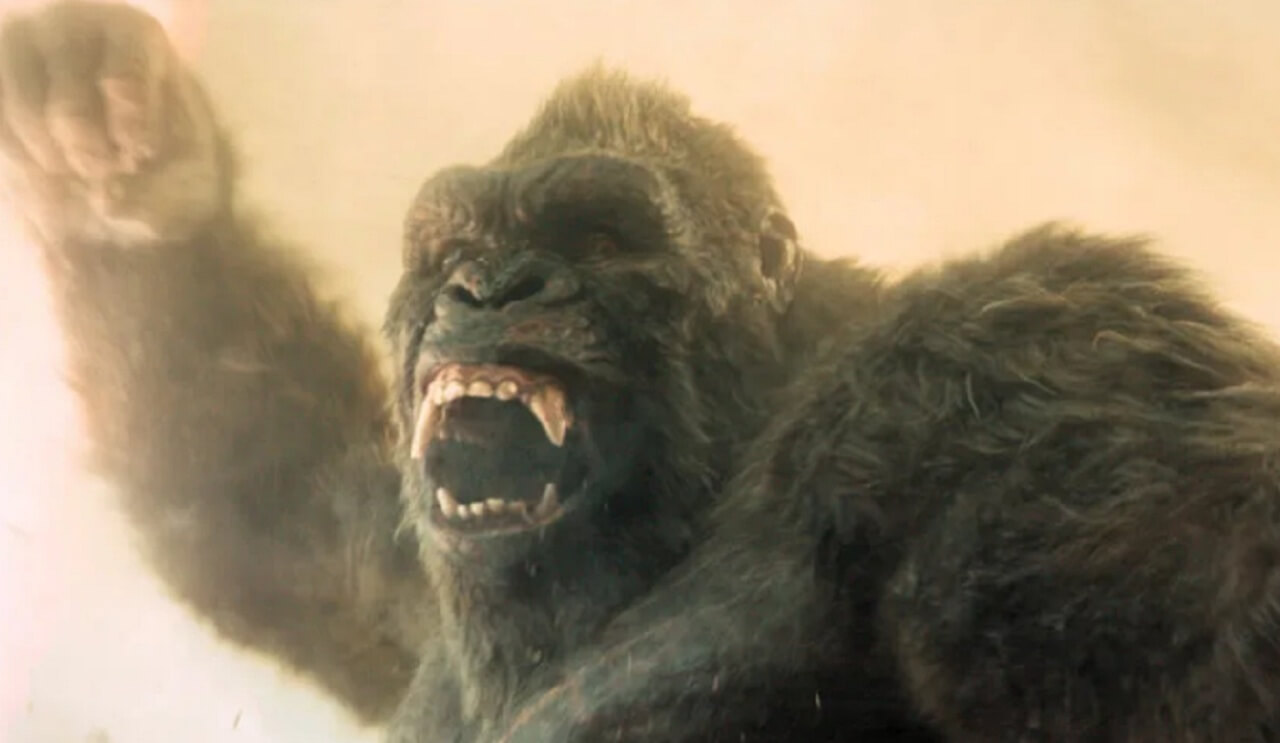 King Kong roaring in the teaser for Monarch: Legacy of Monsters Season 2, unleashing chaos.