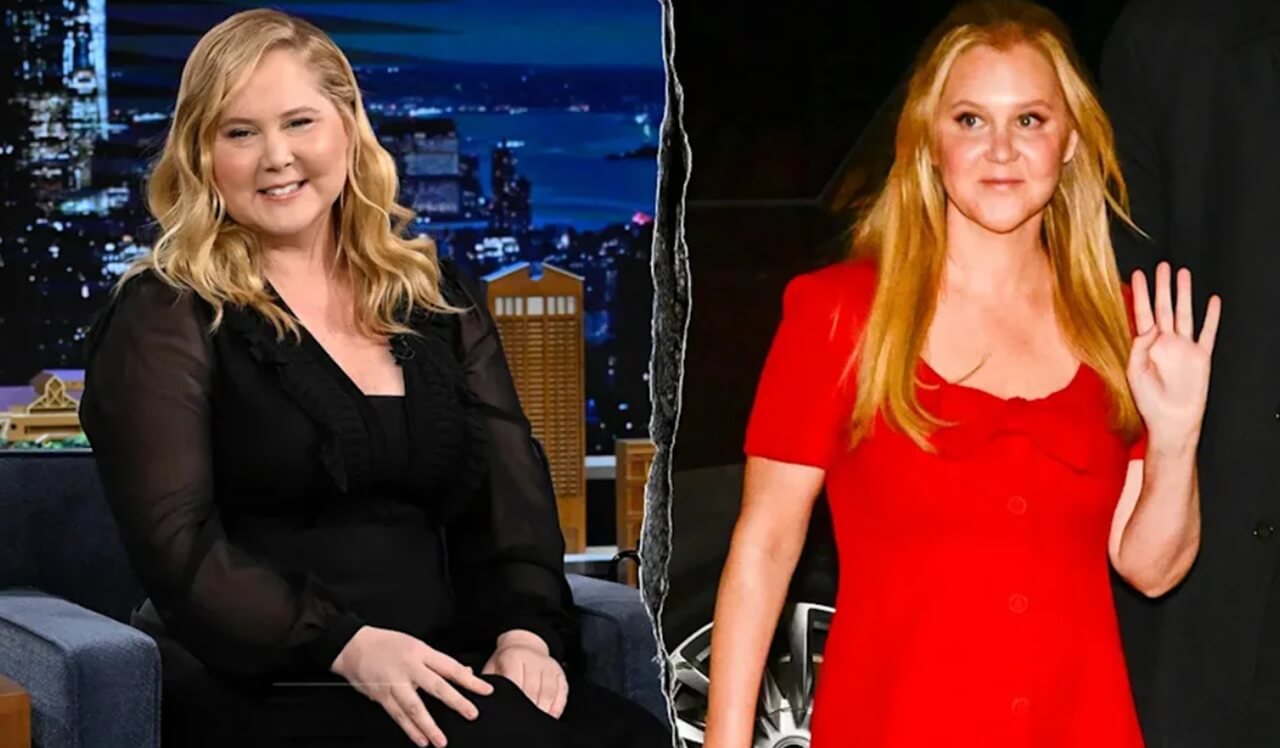 Amy Schumer appears at an event following her 50-pound weight loss during treatment for Cushing syndrome.