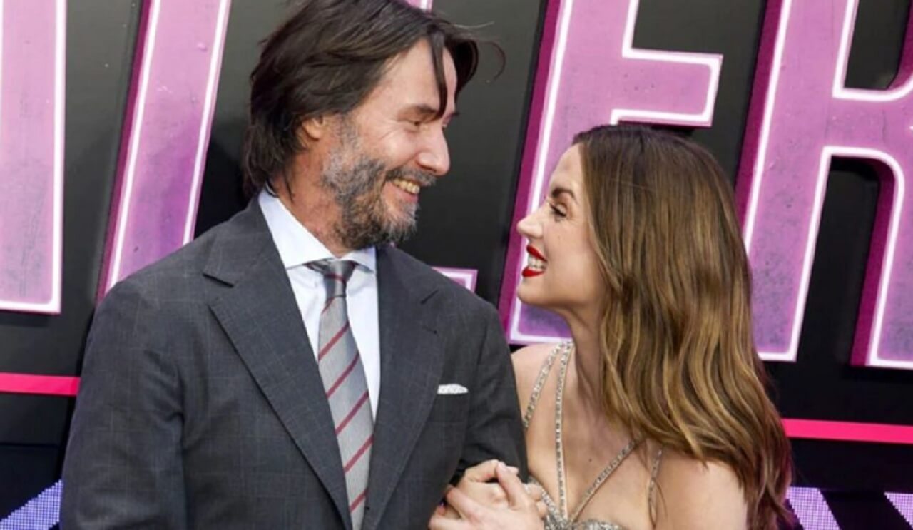 Ana de Armas and Keanu Reeves reunite at a film festival appearance.