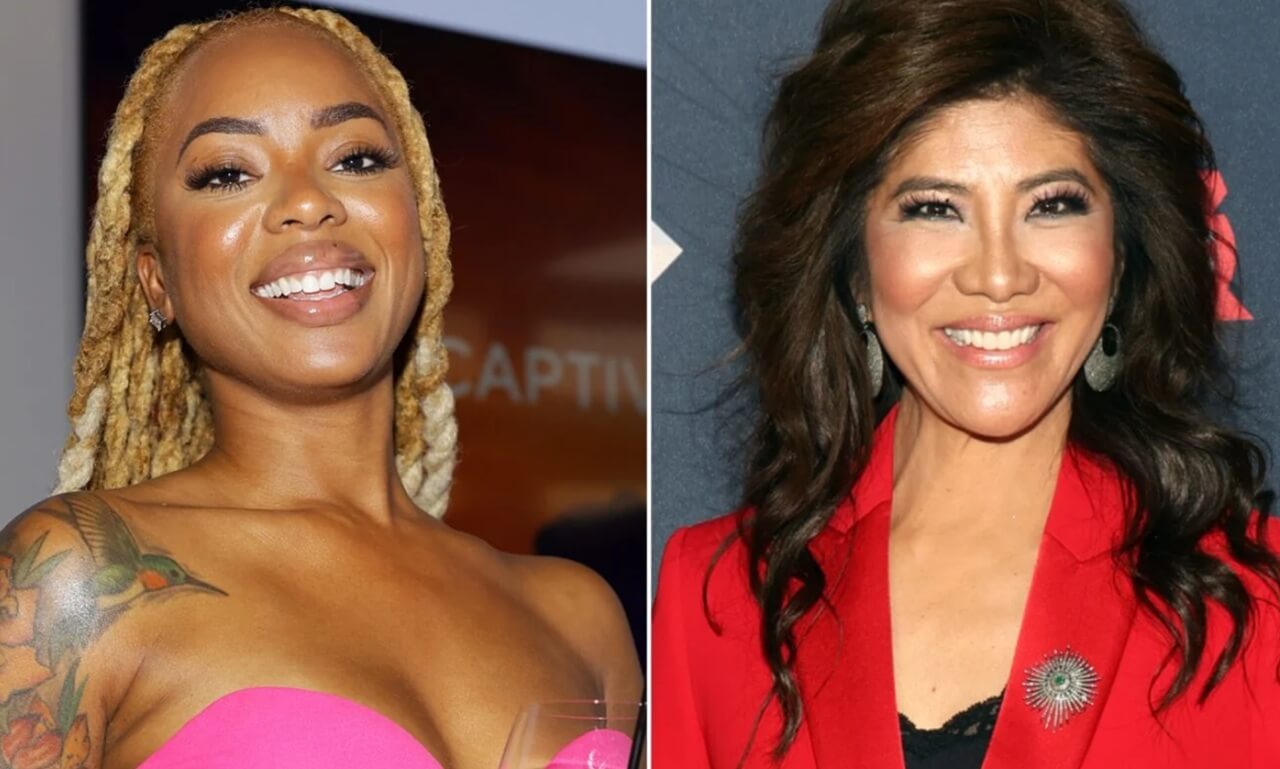 Julie Chen with Big Brother contestant Mickey Lee before her death