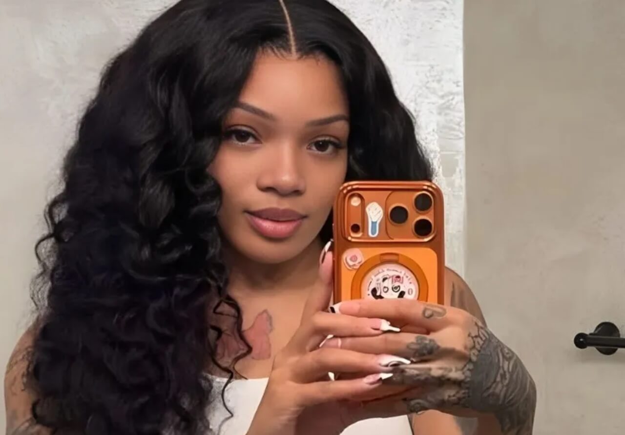 GloRilla wears an ultra-short minidress in a viral Instagram video