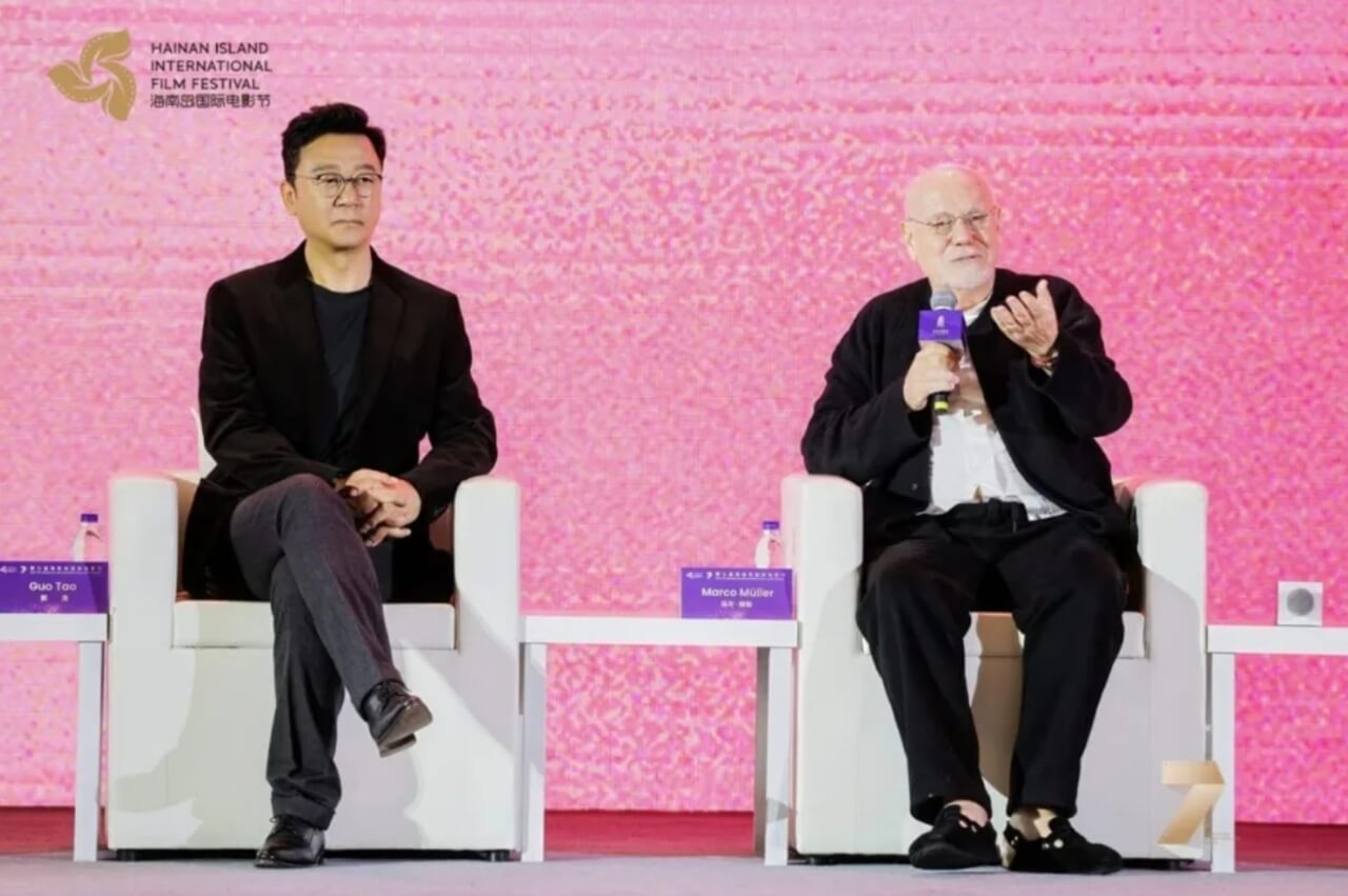 HIIFF jury press conference at the Hainan Island International Film Festival 2025