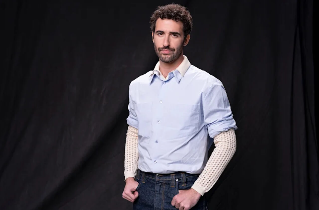 Jordan Firstman at a December 2025 portrait session in New York.