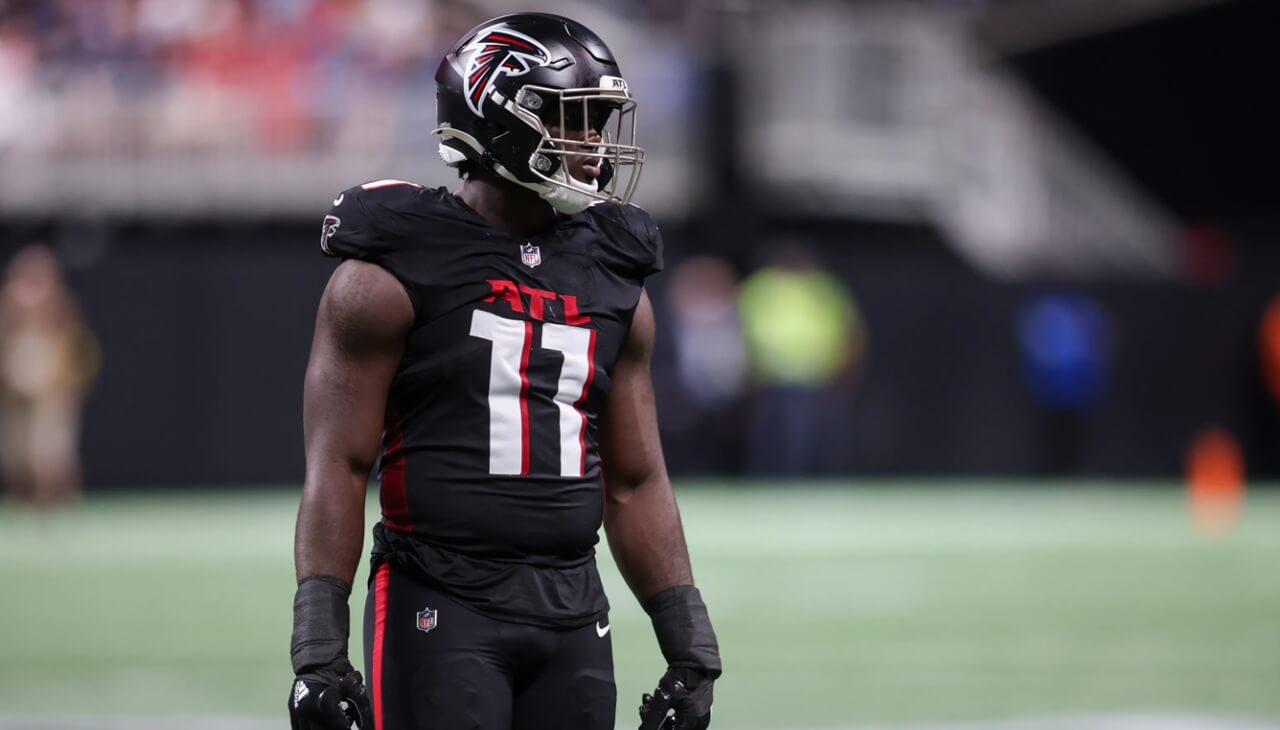 Falcons rookie Jalon Walker listed with quad injury ahead of Buccaneers game